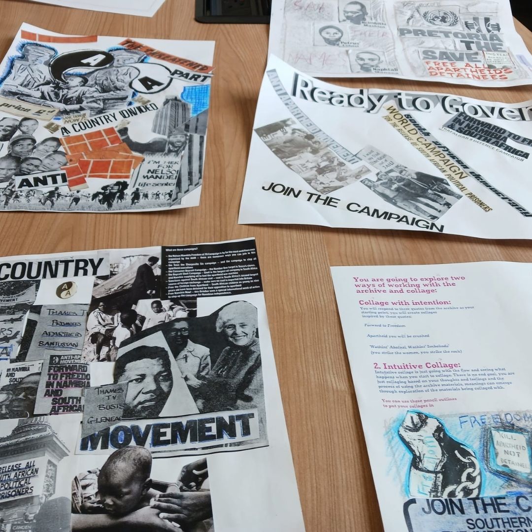A level Historians visit London Met University for Anti-Apartheid Legacy Project 