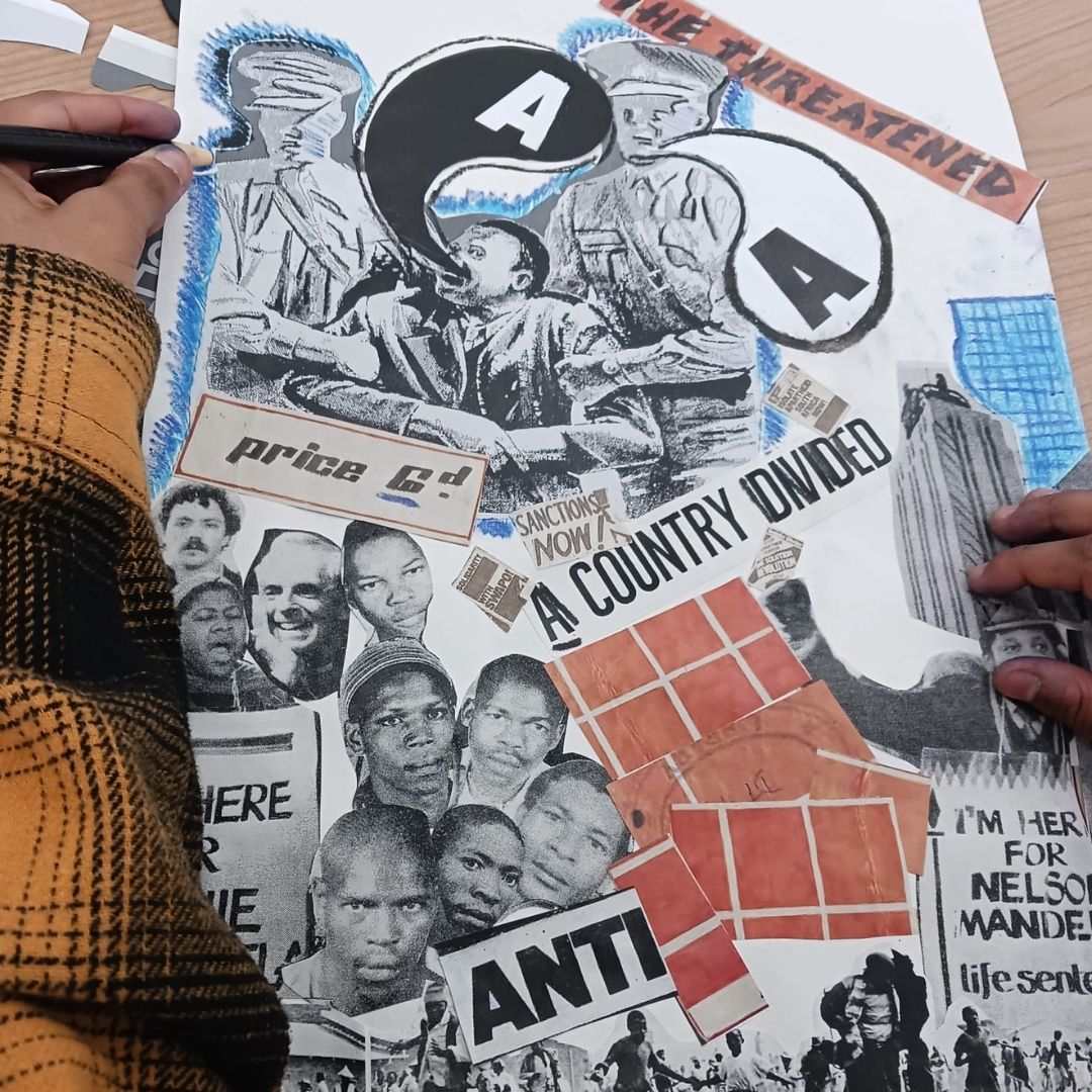 A level Historians visit London Met University for Anti-Apartheid Legacy Project 