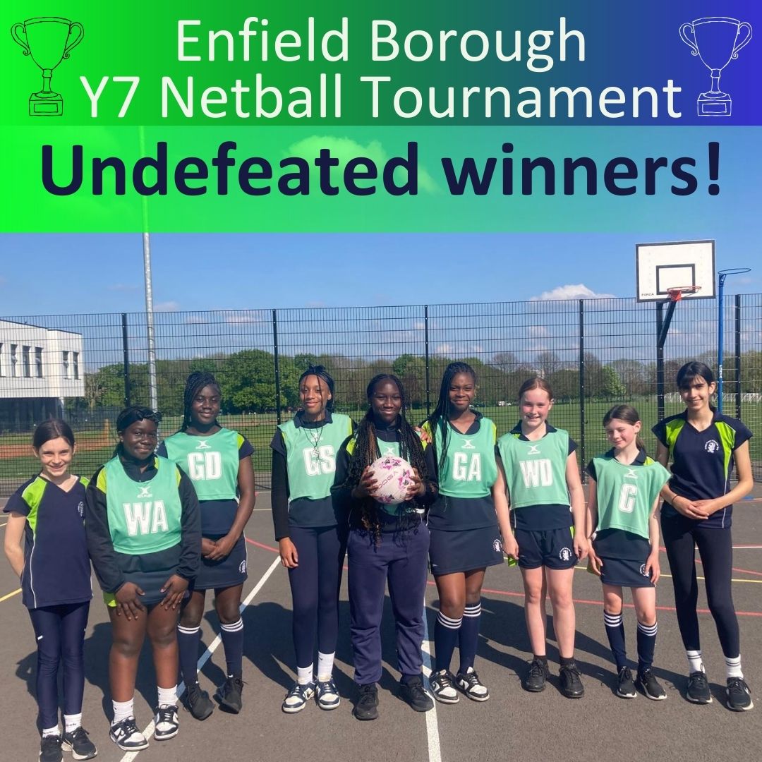Y7 Netball Tournament Winners