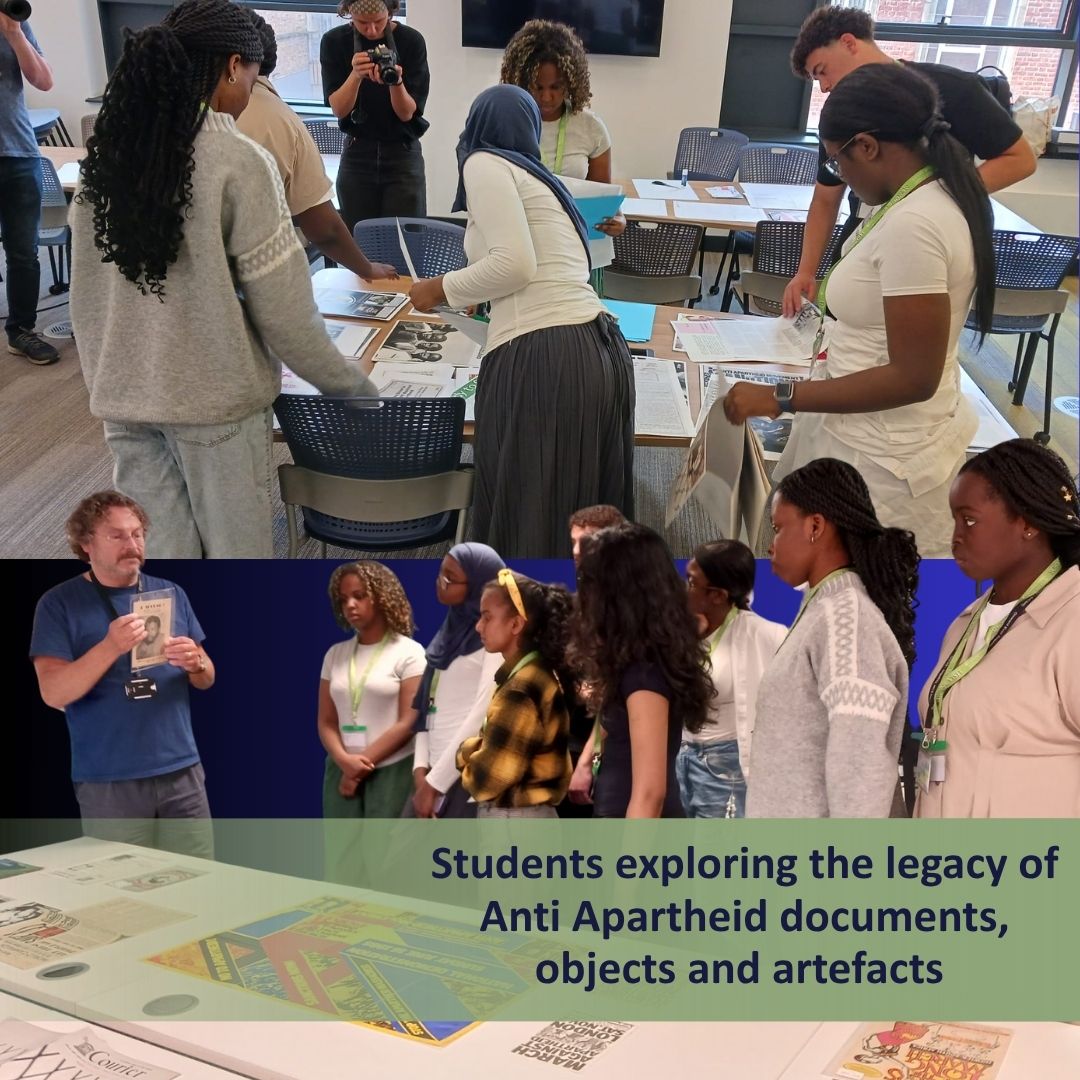 A level Historians visit London Met University for Anti-Apartheid Legacy Project 