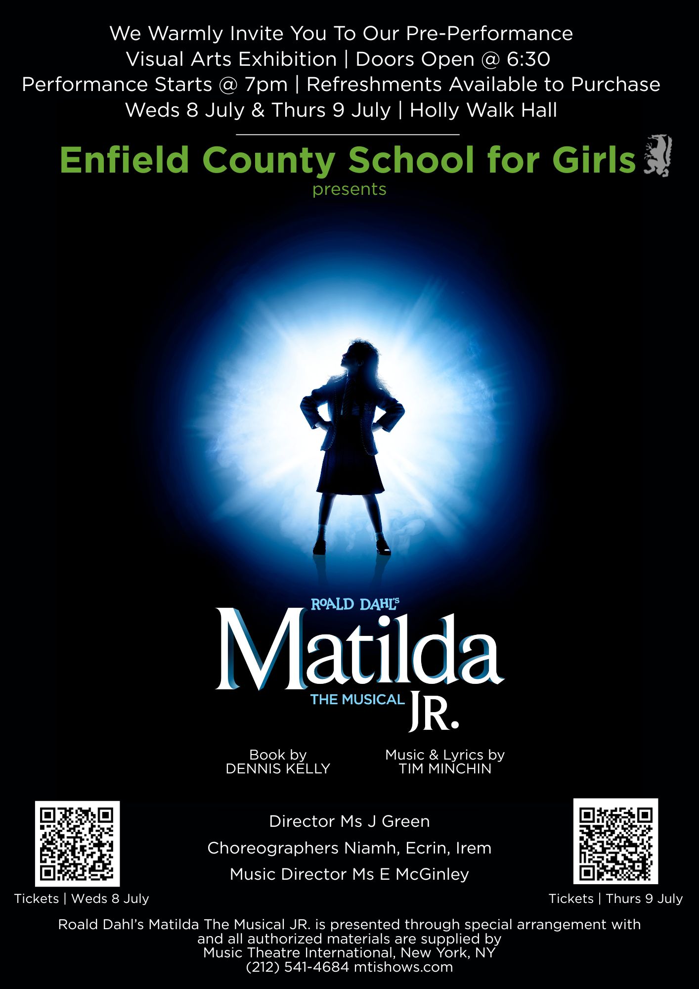 Matilda and Visual Arts Exhibition