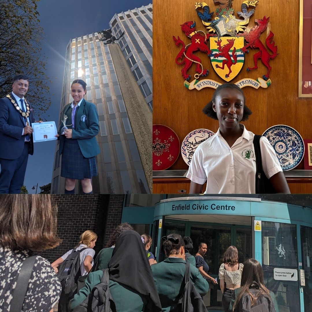 Students meet Enfield Mayor