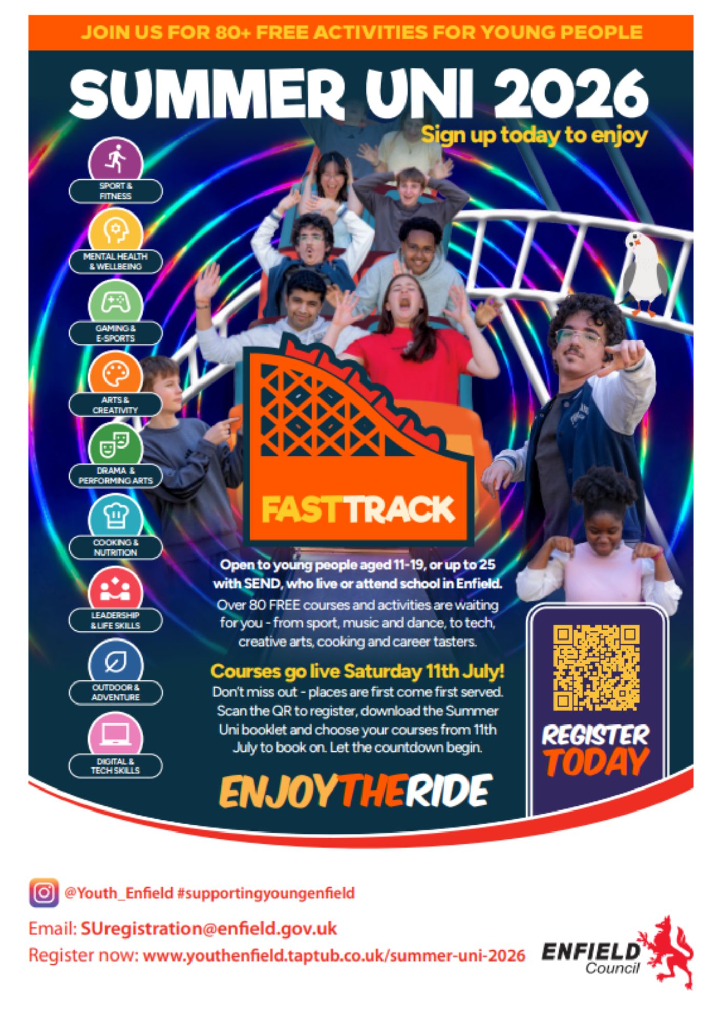 Enfield Summer Uni Information Enfield Summer Uni Information