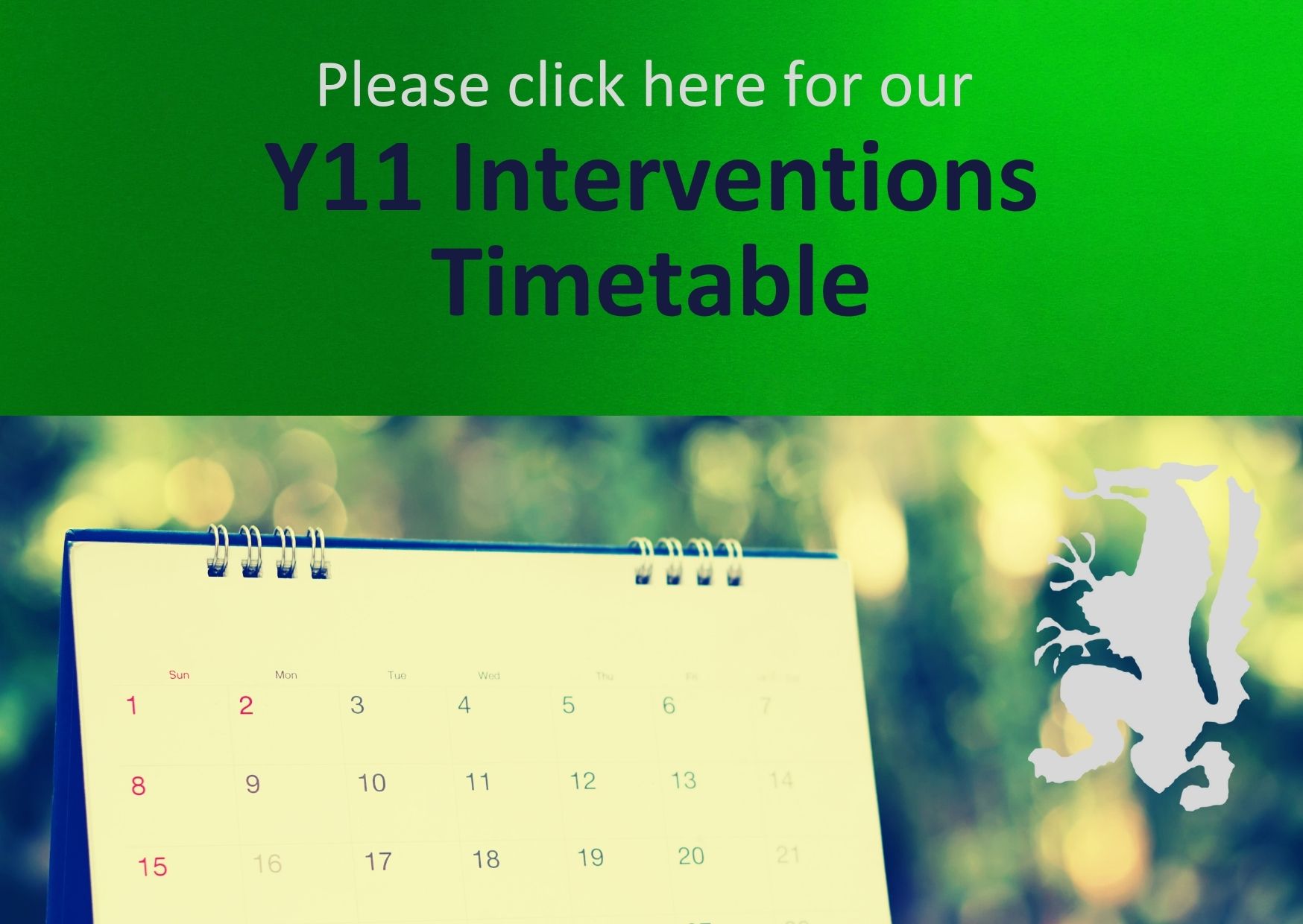 Y11 Interventions Timetable