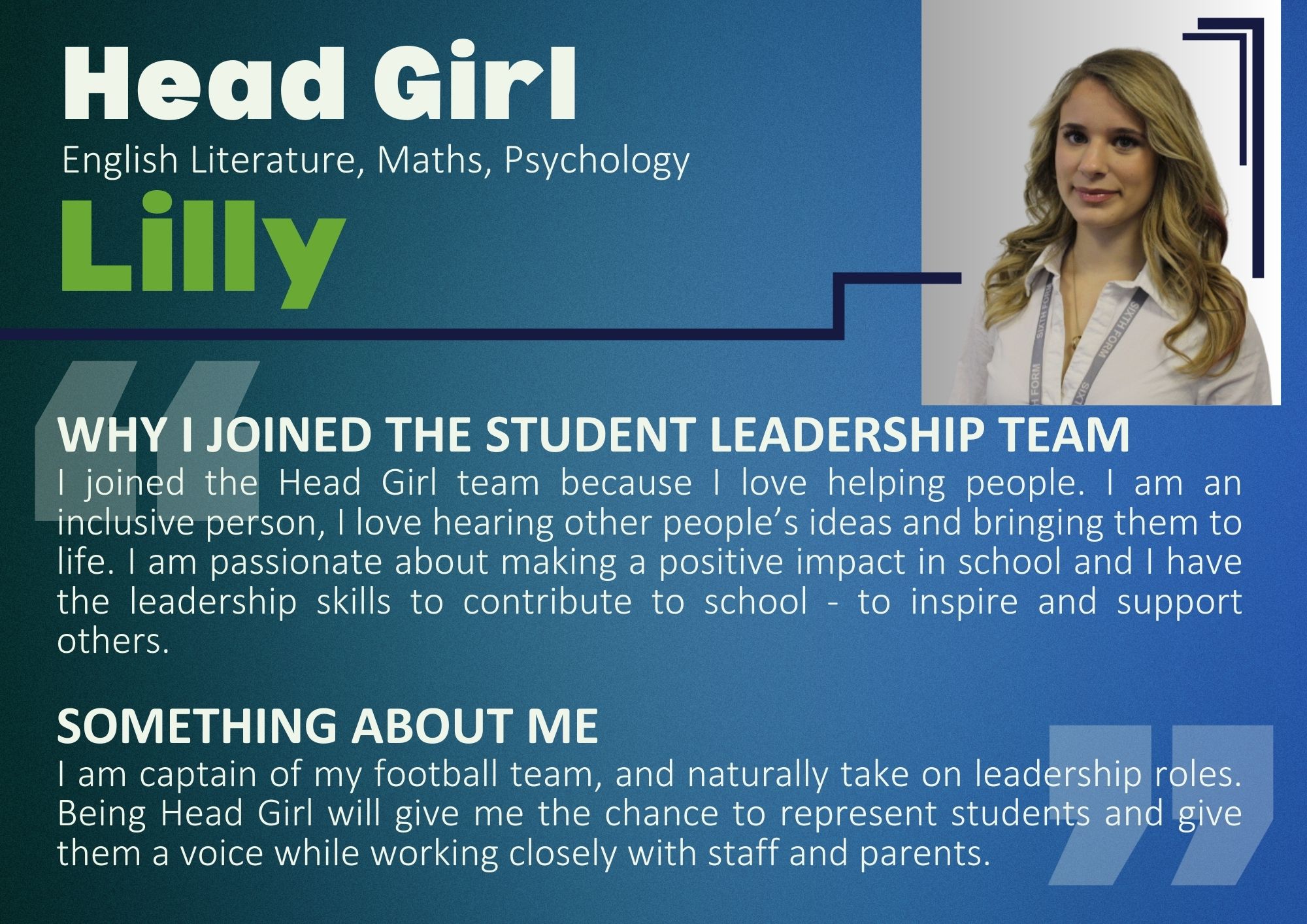 ​​Head Girl Team