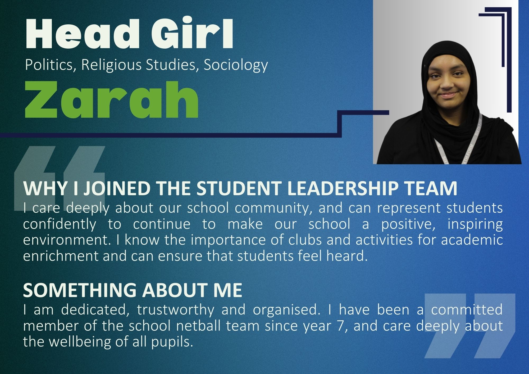 ​​Head Girl Team