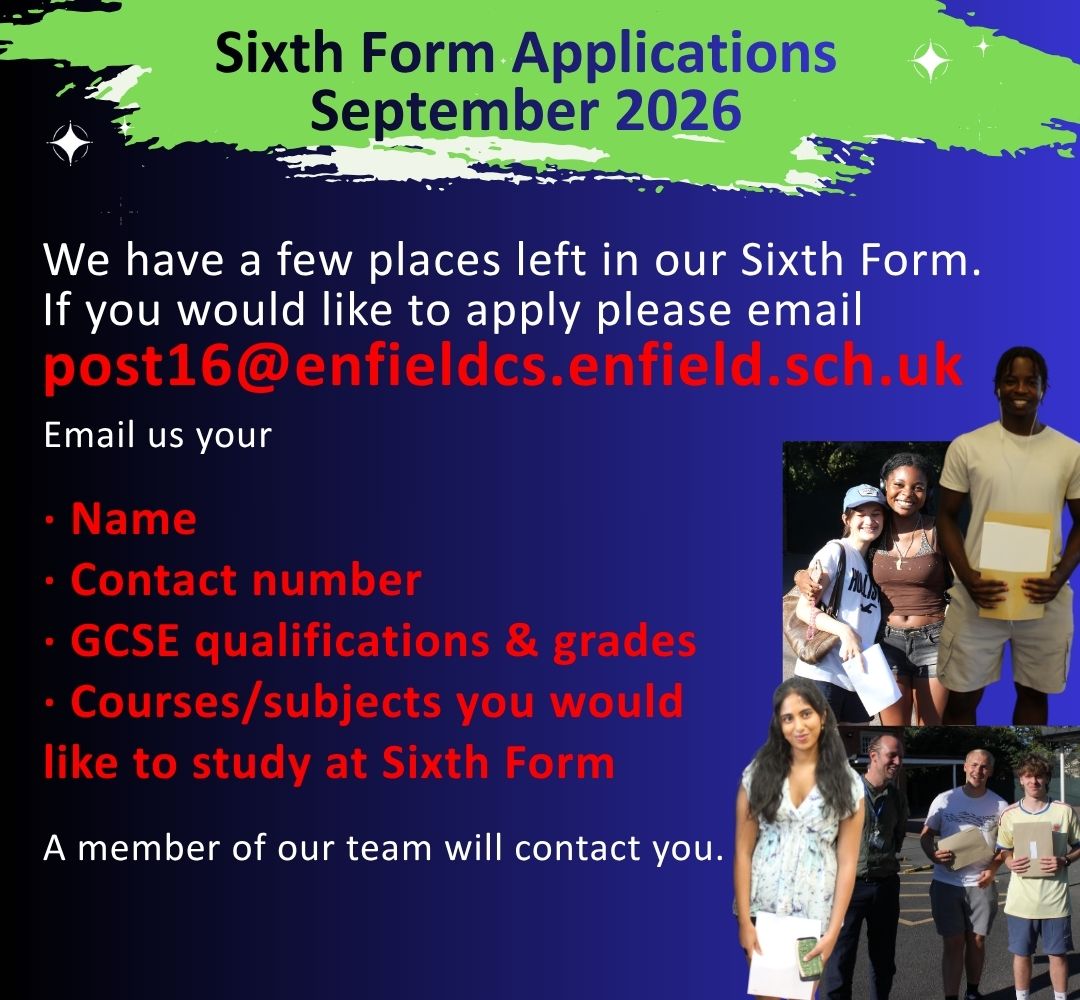 Apply to join our Sixth Form