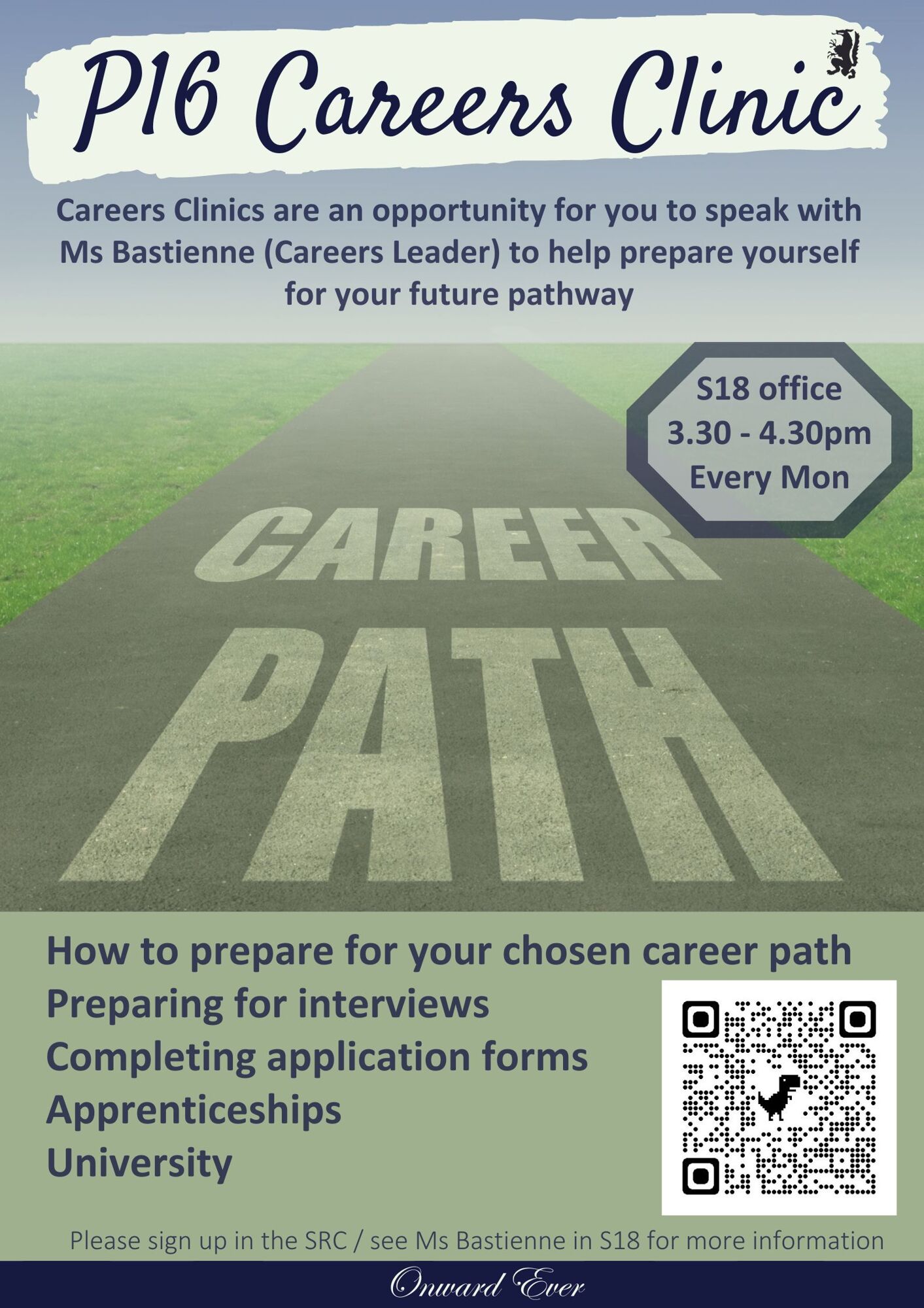 P16 Careers Clinic Poster June23