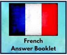 French answer booklet