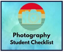 Icon photography student checklist