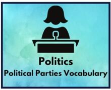 Icon politics vocabulary