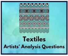 Icon textiles artists analysis qs