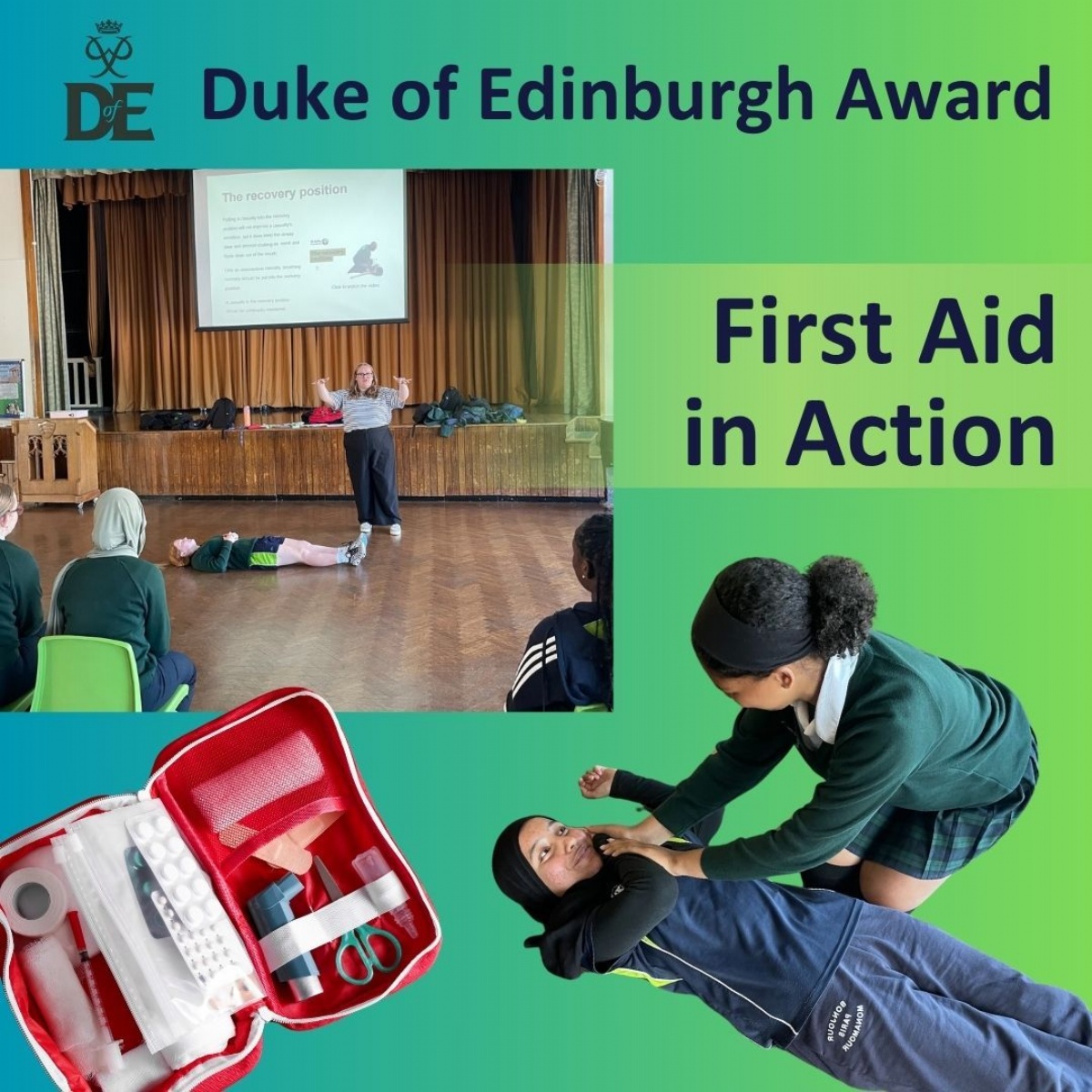 Enfield County School for Girls - D of E - First Aid TRaining